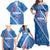 Samoa Independence Day Family Matching Off Shoulder Maxi Dress and Hawaiian Shirt Anniversary 63th-Siapo Art