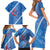 Samoa Independence Day Family Matching Short Sleeve Bodycon Dress and Hawaiian Shirt Anniversary 63th-Siapo Art
