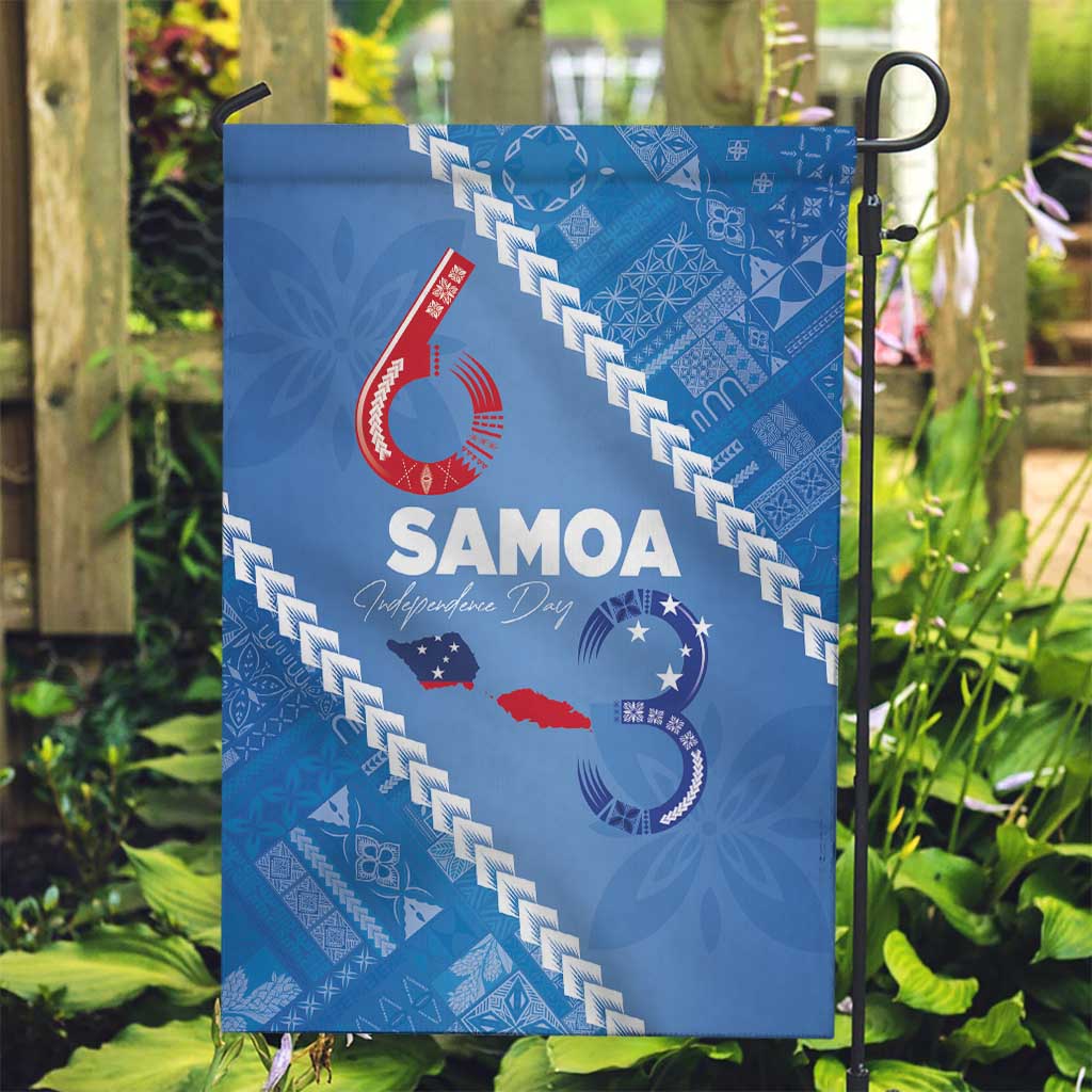 Samoa Independence Day Garden Flag Anniversary 63th-Siapo Art