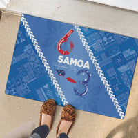 Samoa Independence Day Rubber Doormat Anniversary 63th-Siapo Art