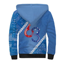 Samoa Independence Day Sherpa Hoodie Anniversary 63th-Siapo Art