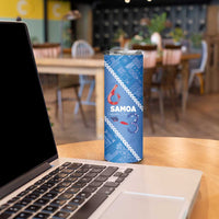 Samoa Independence Day Skinny Tumbler Anniversary 63th-Siapo Art