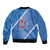Samoa Independence Day Sleeve Zip Bomber Jacket Anniversary 63th-Siapo Art