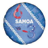 Samoa Independence Day Spare Tire Cover Anniversary 63th-Siapo Art