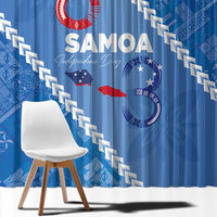 Samoa Independence Day Window Curtain Anniversary 63th-Siapo Art