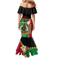 Vanuatu Nakamal and Plumeria Flowers Family Matching Mermaid Dress and Hawaiian Shirt Polynesian Pattern LT03 - Polynesian Pride