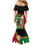 Vanuatu Nakamal and Plumeria Flowers Family Matching Mermaid Dress and Hawaiian Shirt Polynesian Pattern