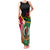Vanuatu Nakamal and Plumeria Flowers Family Matching Tank Maxi Dress and Hawaiian Shirt Polynesian Pattern