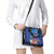 Fiji Bula Shoulder Handbag Tropical Plants with Palm Tree and Iguana Colorful