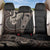 Fiji Traditional Masi Back Car Seat Cover Tapa Art Palm Leaves Pattern