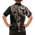 Fiji Traditional Masi Family Matching Tank Maxi Dress and Hawaiian Shirt Tapa Art Palm Leaves Pattern
