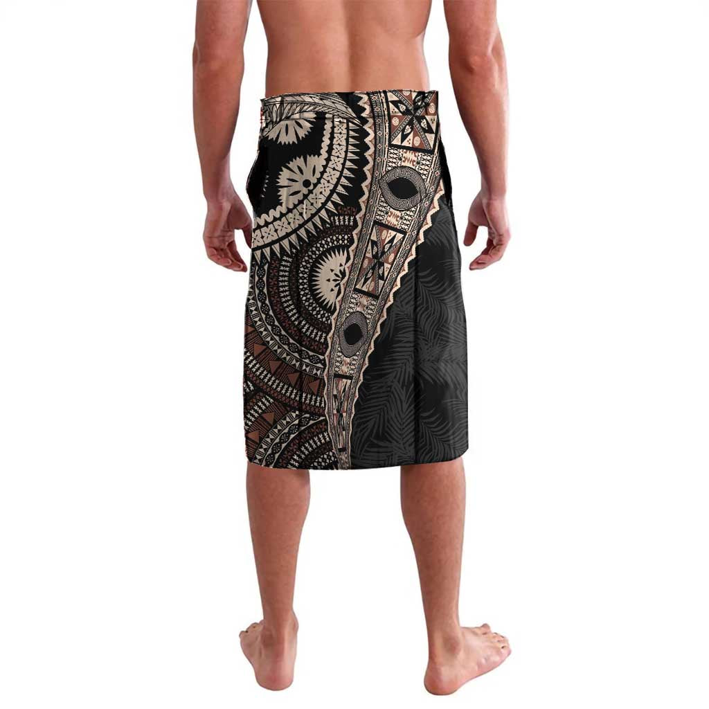 Fiji Traditional Masi Lavalava Tapa Art Palm Leaves Pattern