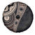Fiji Traditional Masi Spare Tire Cover Tapa Art Palm Leaves Pattern