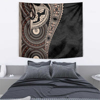 Fiji Traditional Masi Tapestry Tapa Art Palm Leaves Pattern