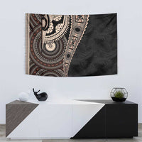 Fiji Traditional Masi Tapestry Tapa Art Palm Leaves Pattern