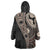 Fiji Traditional Masi Wearable Blanket Hoodie Tapa Art Palm Leaves Pattern