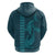 Aloha Hawaii Whale Kakau and Polynesian Tattoo Hoodie Turquoise Color