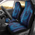 Aloha Hawaii Whale Kakau and Polynesian Tattoo Car Seat Cover Dark Navy Color