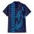 Aloha Hawaii Whale Kakau and Polynesian Tattoo Family Matching Long Sleeve Bodycon Dress and Hawaiian Shirt Dark Navy Color