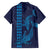 Aloha Hawaii Whale Kakau and Polynesian Tattoo Family Matching Puletasi and Hawaiian Shirt Dark Navy Color