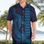 Aloha Hawaii Whale Kakau and Polynesian Tattoo Hawaiian Shirt Dark Navy Color