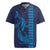 Aloha Hawaii Whale Kakau and Polynesian Tattoo Rugby Jersey Dark Navy Color
