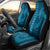 Aloha Hawaii Whale Kakau and Polynesian Tattoo Car Seat Cover Light Blue Color