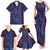 Aloha Hawaii Whale Kakau and Polynesian Tattoo Family Matching Tank Maxi Dress and Hawaiian Shirt Purple Color