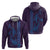 Aloha Hawaii Whale Kakau and Polynesian Tattoo Hoodie Purple Color