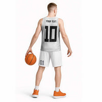 Custom Rugby Fiji Basketball Jersey Fijian Masi Tribal Sporty Style White Color LT03 - Polynesian Pride