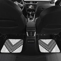Rugby Fiji Car Mats Fijian Masi Tribal Sporty Style White Color - Polynesian Pride