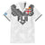Custom Rugby Fiji Family Matching Long Sleeve Bodycon Dress and Hawaiian Shirt Fijian Masi Tribal Sporty Style White Color - Polynesian Pride
