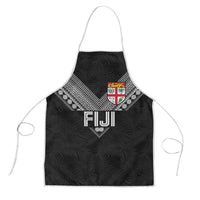 Rugby Fiji Apron Fijian Masi Tribal Sporty Style Black Color LT03 Black - Polynesian Pride