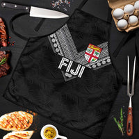 Rugby Fiji Apron Fijian Masi Tribal Sporty Style Black Color LT03 Black - Polynesian Pride