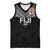 Custom Rugby Fiji Basketball Jersey Fijian Masi Tribal Sporty Style Black Color - Polynesian Pride