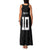 Custom Rugby Fiji Family Matching Tank Maxi Dress and Hawaiian Shirt Fijian Masi Tribal Sporty Style Black Color - Polynesian Pride