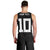 Custom Rugby Fiji Men Tank Top Fijian Masi Tribal Sporty Style Black Color - Polynesian Pride