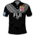 Custom Rugby Fiji Polo Shirt Fijian Masi Tribal Sporty Style Black Color - Polynesian Pride