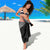 Rugby Fiji Sarong Fijian Masi Tribal Sporty Style Black Color - Polynesian Pride