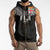 Custom Rugby Fiji Sleeveless Zip Hoodie Fijian Masi Tribal Sporty Style Black Color - Polynesian Pride
