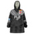 Custom Rugby Fiji Wearable Blanket Hoodie Fijian Masi Tribal Sporty Style Black Color - Polynesian Pride