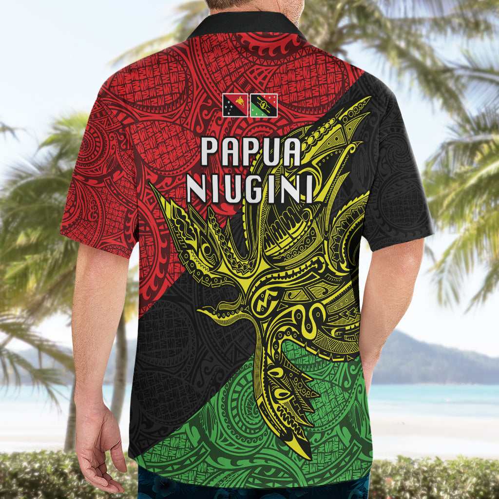 Papua New Guinea Southern Highlands Province Hawaiian Shirt PNG Birds Of Paradise Polynesian Arty Style LT03 - Polynesian Pride