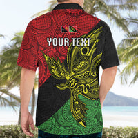 Personalised Papua New Guinea Southern Highlands Province Hawaiian Shirt PNG Birds Of Paradise Polynesian Arty Style LT03 - Polynesian Pride
