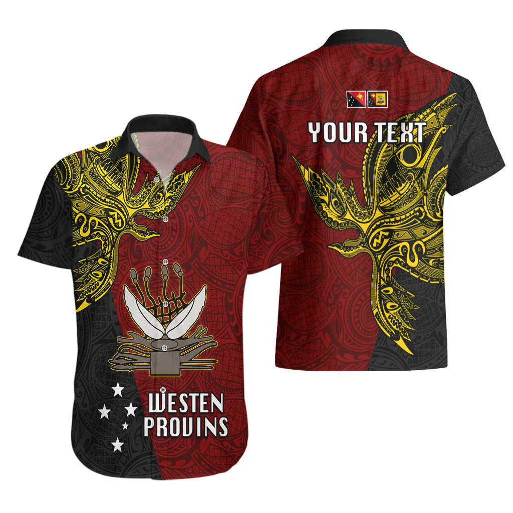 Personalised Papua New Guinea Western Province Hawaiian Shirt PNG Birds Of Paradise Polynesian Arty Style LT03 - Polynesian Pride