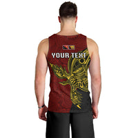 Personalised Papua New Guinea Western Province Men Tank Top PNG Birds Of Paradise Polynesian Arty Style LT03 - Polynesian Pride