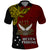 Personalised Papua New Guinea Western Province Polo Shirt PNG Birds Of Paradise Polynesian Arty Style LT03 Red - Polynesian Pride