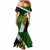 Papua New Guinea Western Highlands Province Mermaid Dress PNG Birds Of Paradise Polynesian Arty Style LT03 - Polynesian Pride