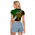 Papua New Guinea Western Highlands Province Raglan Cropped T Shirt PNG Birds Of Paradise Polynesian Arty Style LT03 - Polynesian Pride