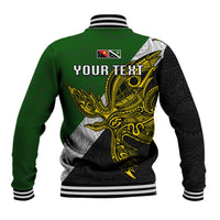 Personalised Papua New Guinea Western Highlands Province Baseball Jacket PNG Birds Of Paradise Polynesian Arty Style LT03 - Polynesian Pride
