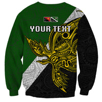 Personalised Papua New Guinea Western Highlands Province Sweatshirt PNG Birds Of Paradise Polynesian Arty Style LT03 - Polynesian Pride